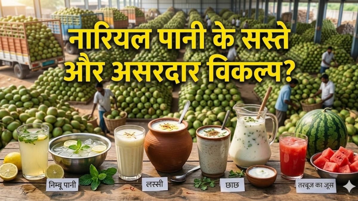 Nariyal pani alternative: AI Image