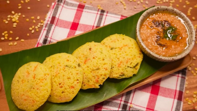 Moong daal idli