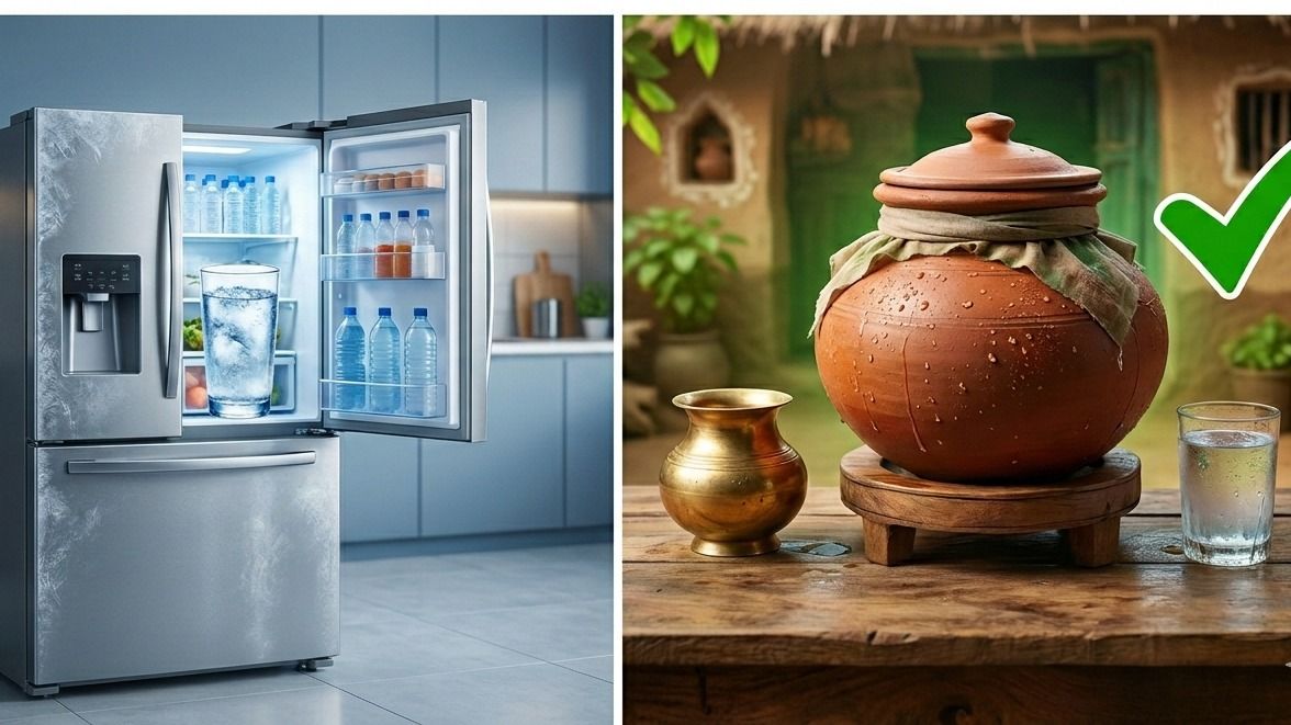 Fridge vs Matka Water