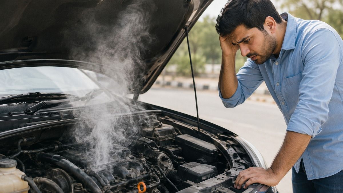 Car Engine Overheating