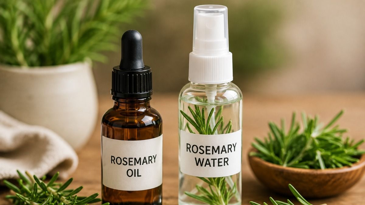 Rosemary Water Vs Rosemary Oil