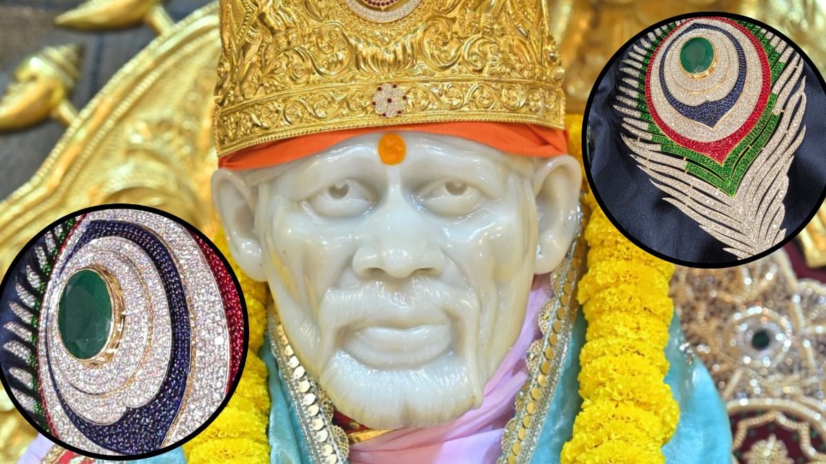 devotee donated 15 lakh diamond gold brooch
