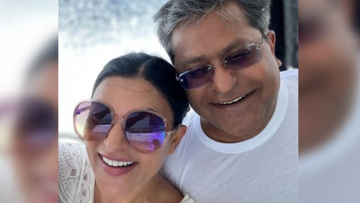  Lalit Modi (R) talks about his relationship with Sushmita Sen (L)