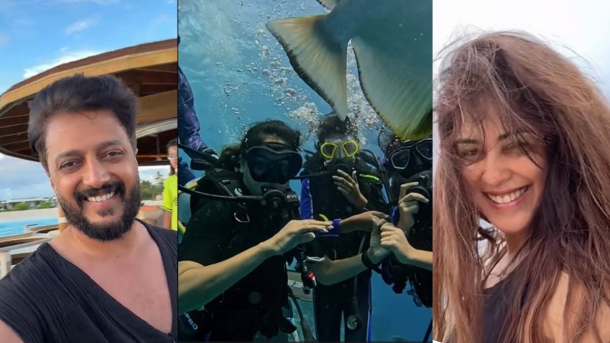riteish deshmukh mariteish deshmukh maldives vacation with genelia d souza ldives vacation with genelia d souza 