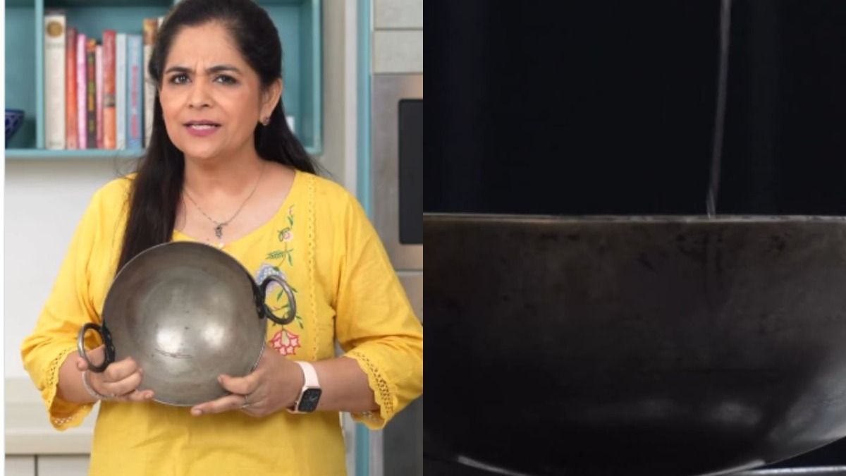 How to make iron kadai non stick