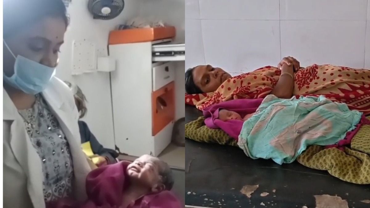 pregnant woman gives birth inside vehicle