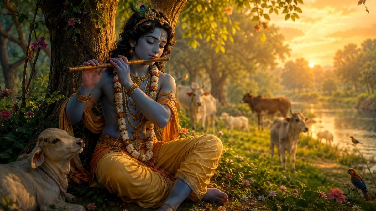Why Lord Krishna played the flute