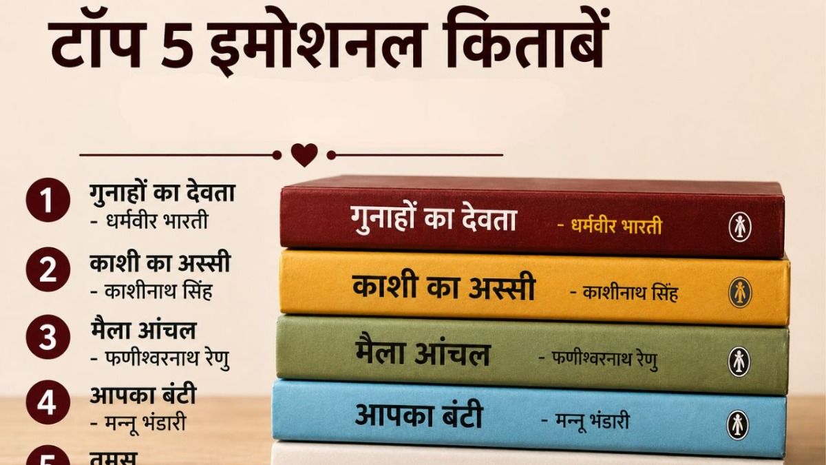 Top 5 Emotional Books in Hindi