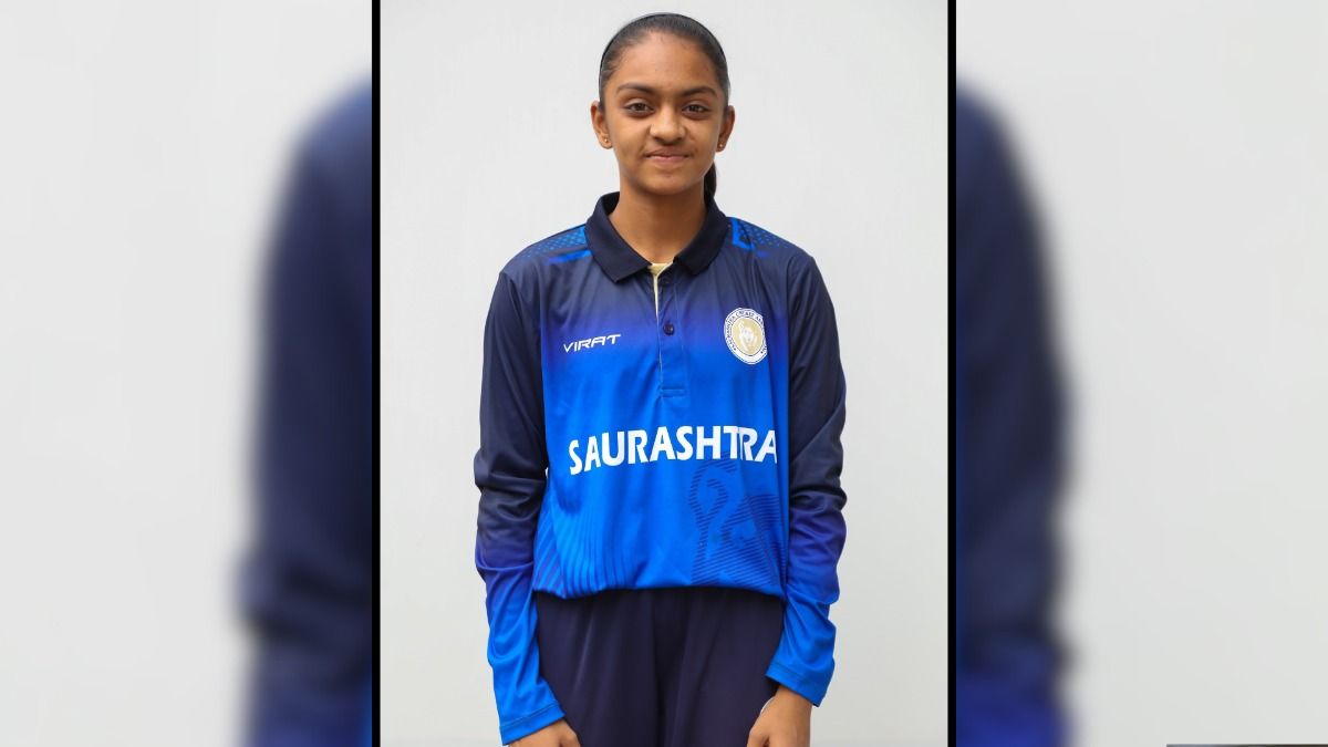 Under-19 Women's cricket player Avani Chavda (Instagram: @saurashtracricket)