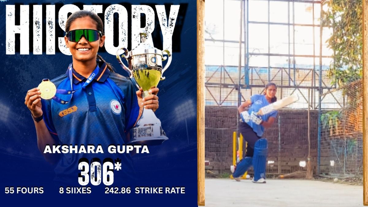 Akshara gupta scores 306: वैभव सूर्यवंशी के बाद बिहार की अक्षरा का धमाका, 126 गेंदों में ठोक दिए 306 रन, 55 चौके और 8 छक्कों से विरोधी टीम को किया पस्त