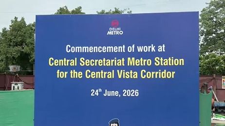 CP OFF Delhi Central Vista Metro corridor 