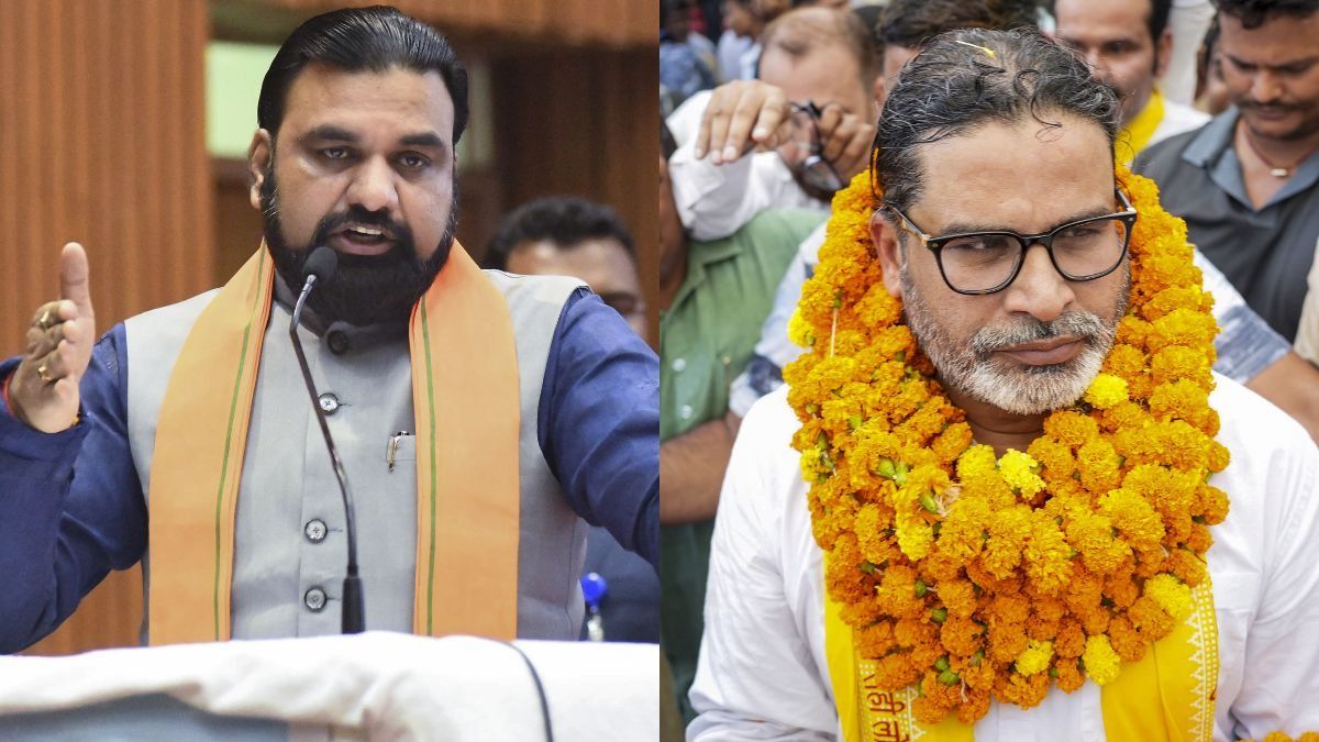 Samrat Choudhary and Prashant Kishor (Photo/PTI)