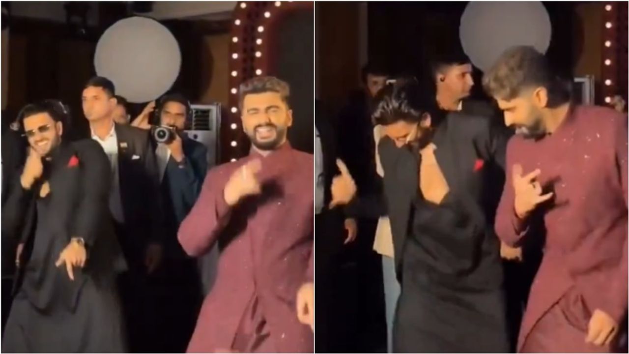Viral Video: अंशुला कपूर के वेडिंग रिसेप्शन में छाए रणवीर सिंह, अर्जुन कपूर संग 'तूने मारी एंट्रियां' पर किया धमाकेदार डांस