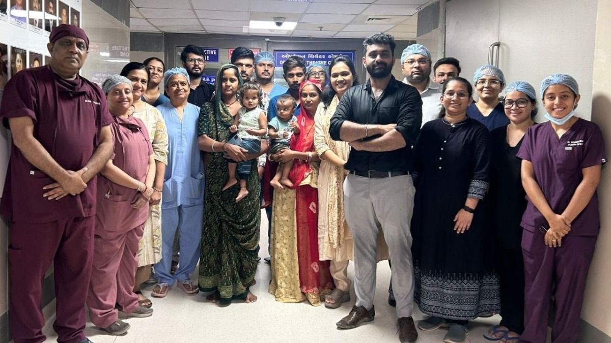 Team of Doctors with the Families of Children Following Advanced Bronchoscopy