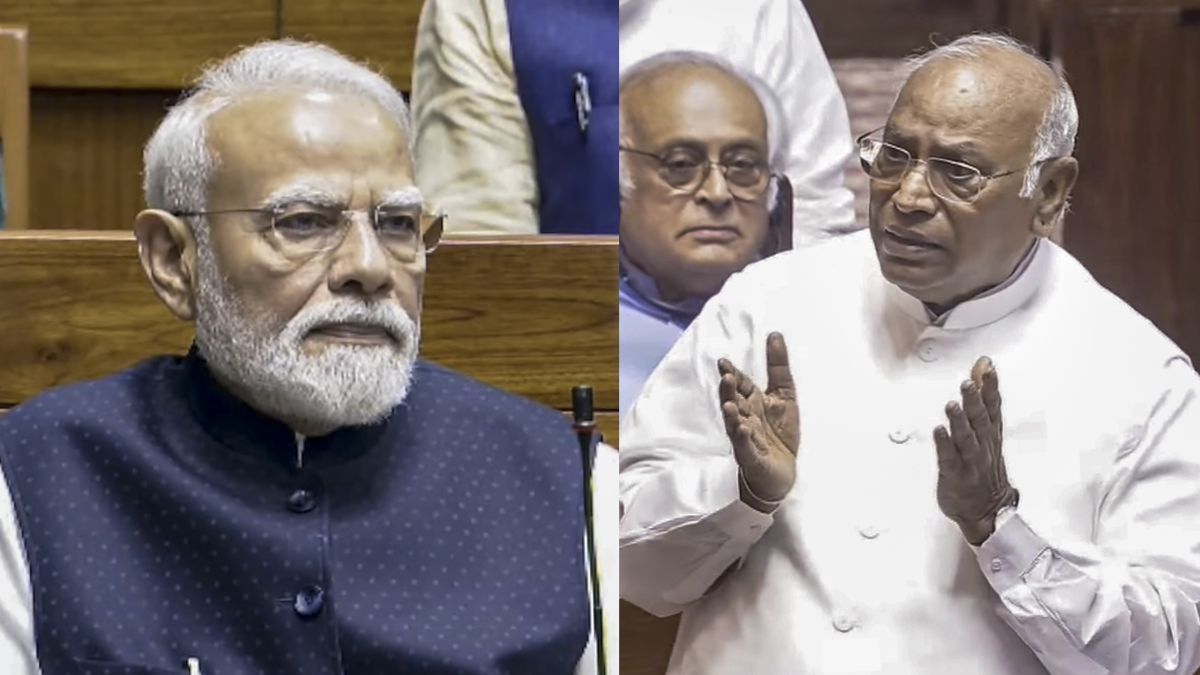 PM Modi and Mallikarjun Kharge