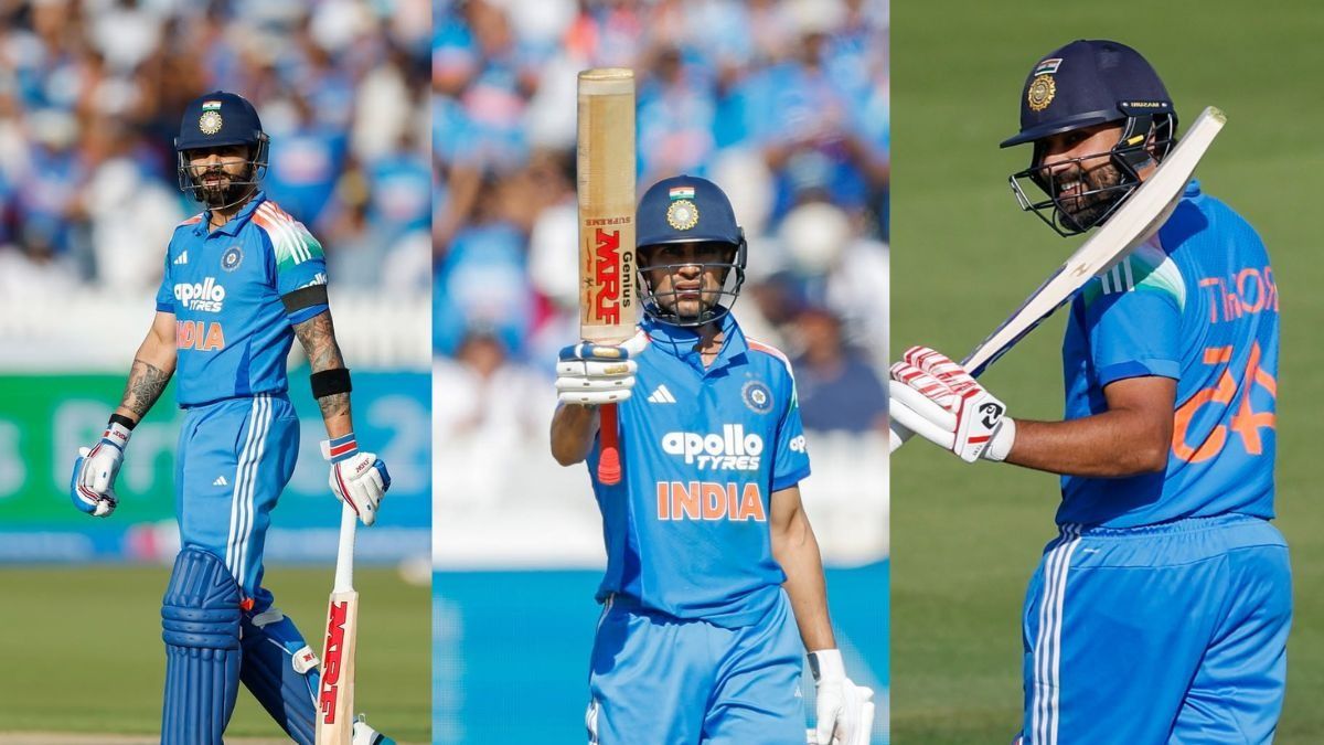 Virat Kohli, Shubhman Gill and Rohit Sharma (Photo/Instagram)