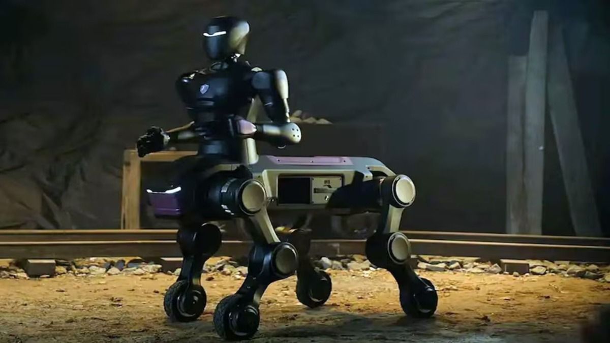 China's centaur robot