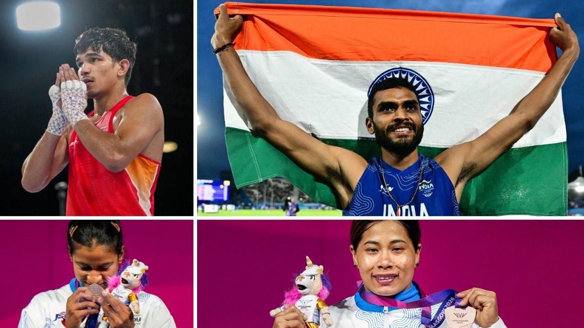 India took their medal tally to 10 at the end of Day 5 of the Commonwealth Games