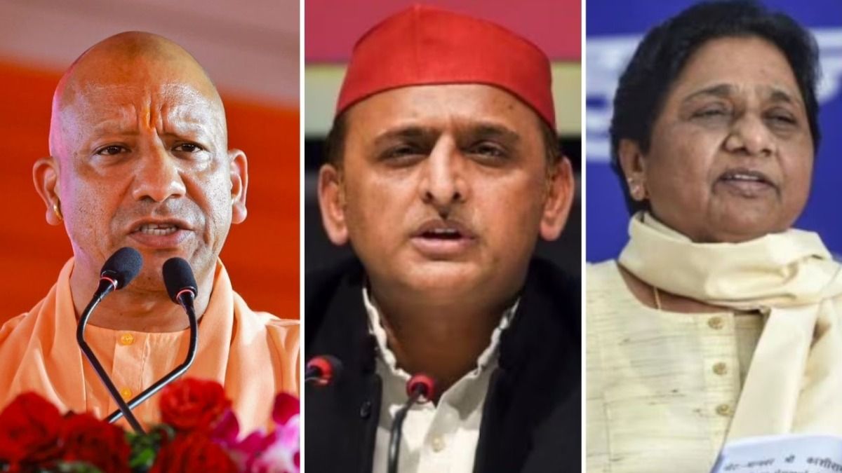 Yogi Adityanath, Akhilesh Yadav and Mayawati (Photo: Social Media)  
