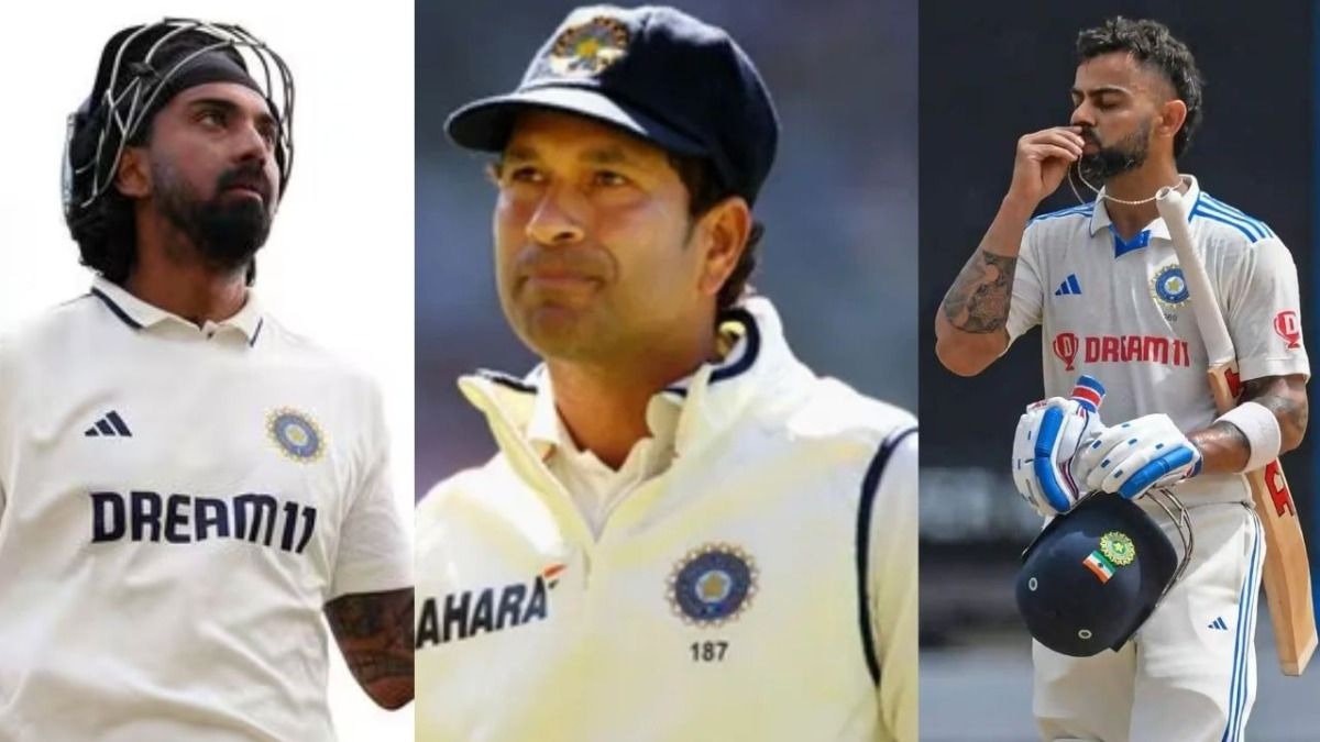  KL Rahul, Sachin Tendulkar, Virat Kohli (Photo: Social Media)