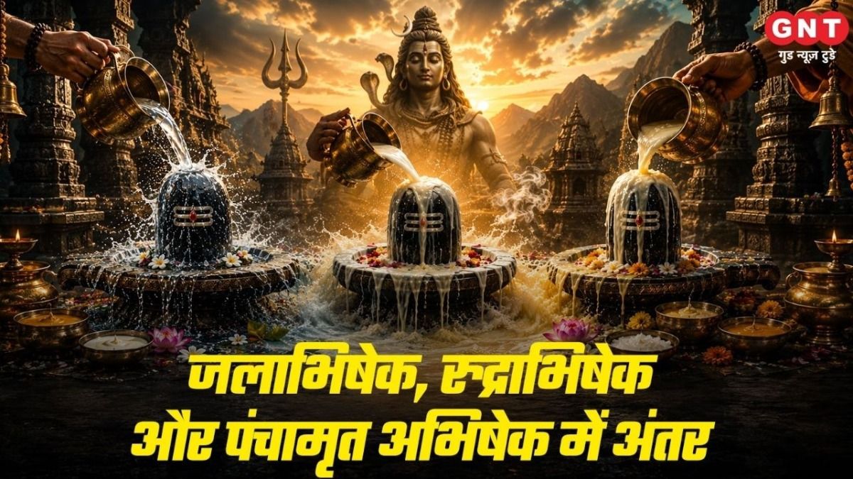 Jalabhishek-Rudrabhishek-Panchamrit Abhisheka Difference