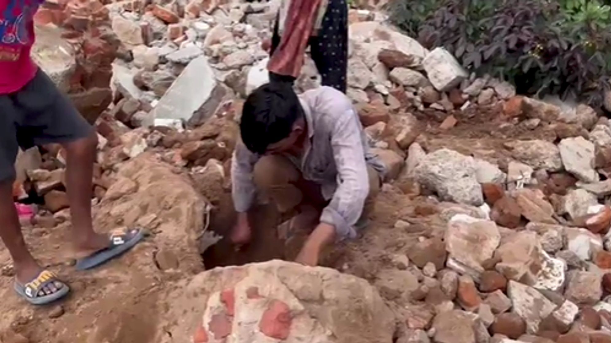 Silver Coins Found In Palanpur Debris