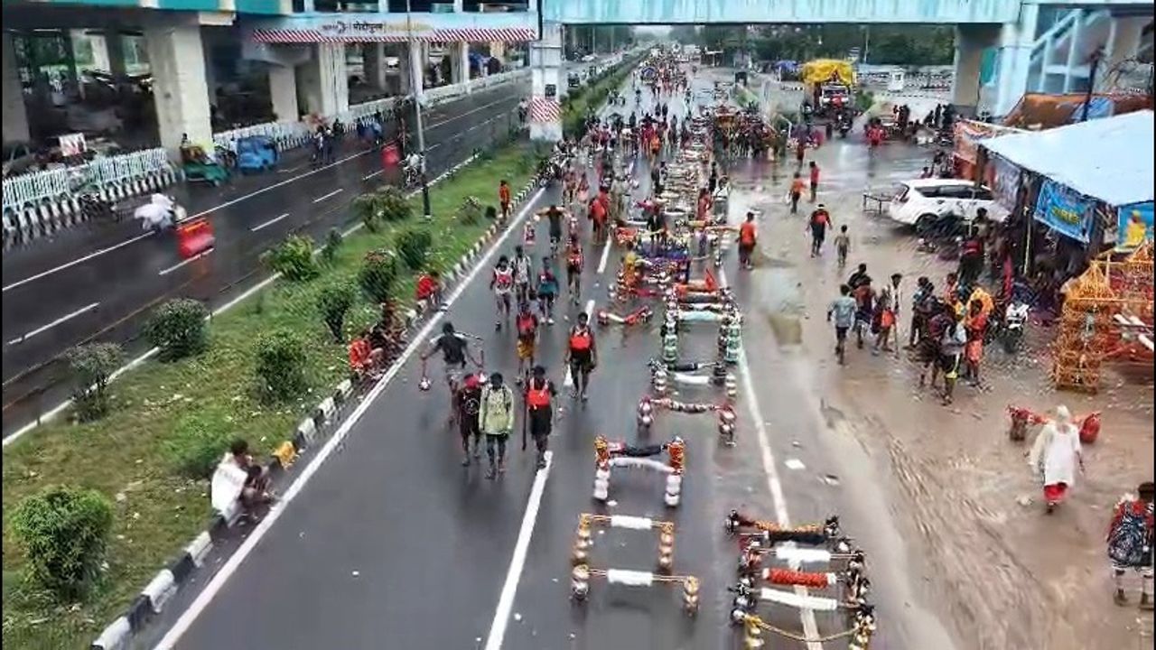 Kanwar Yatra 2026: मेरठ में ड्रोन कैमरों से की गई कांवड़ मार्ग की निगरानी, CM योगी के दौरे से पहले अलर्ट पर प्रशासन