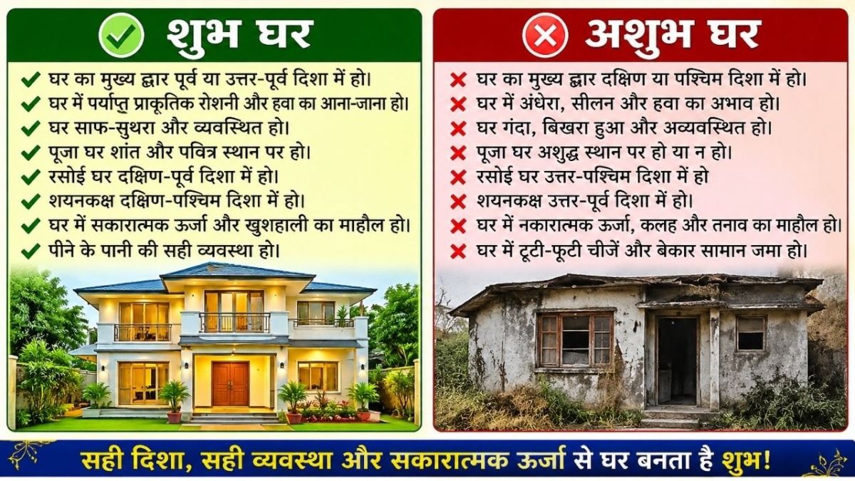Can homes be auspicious or inauspicious