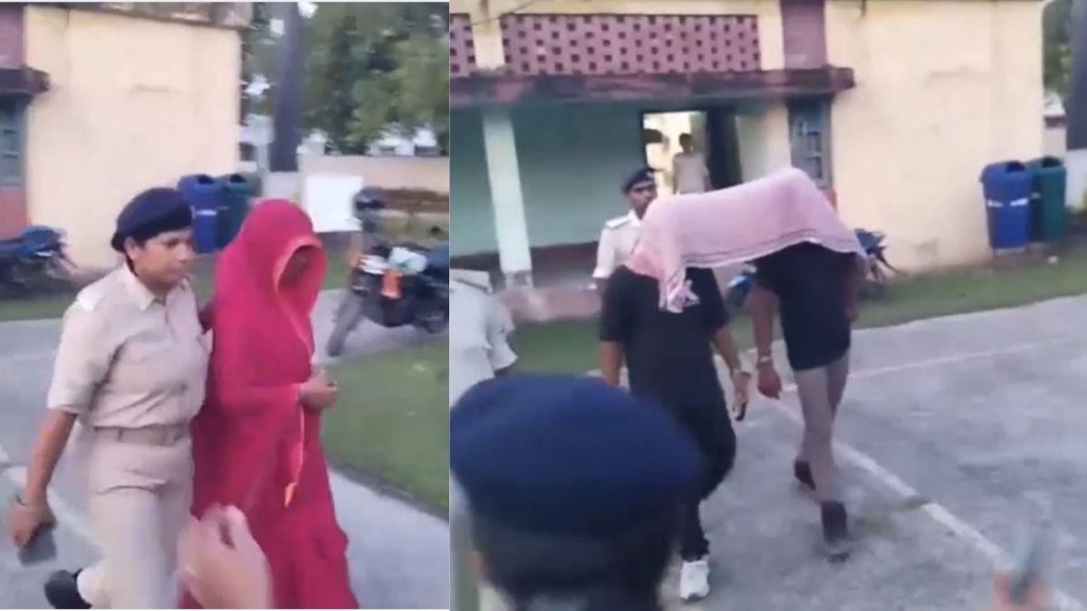 आरोपियों को ले जाती पुलिस