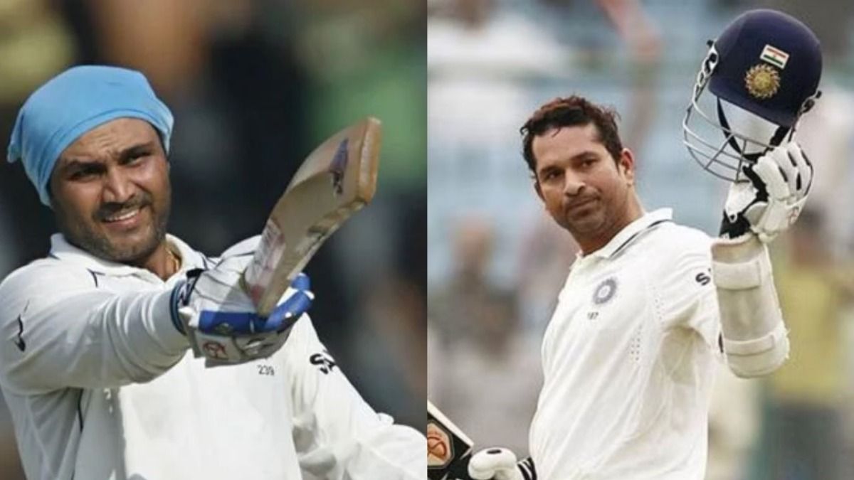 Virender Sehwag and Sachin Tendulkar (Photo: Social Media)