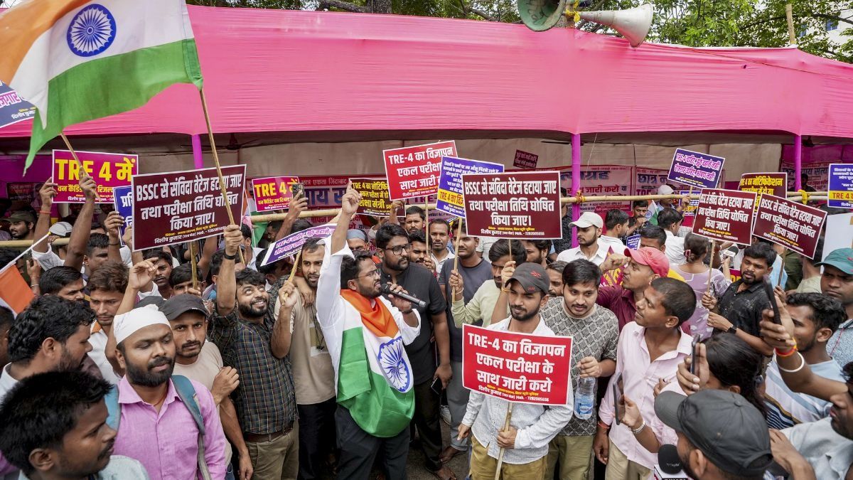 Bihar Students Protest (Photo/PTI)