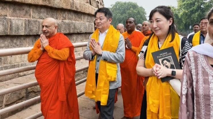 Japanese Delegation Visit Sarnath
