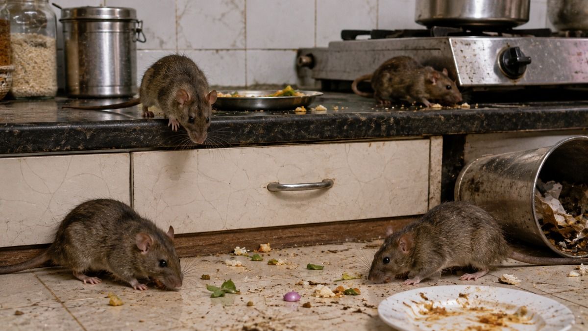 Rats In Kitchen