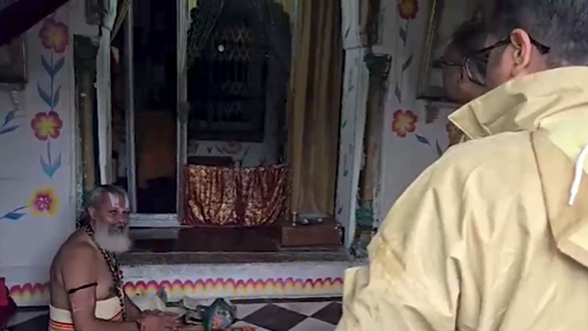  DM and SP Plead with Mandakini Temple Priest