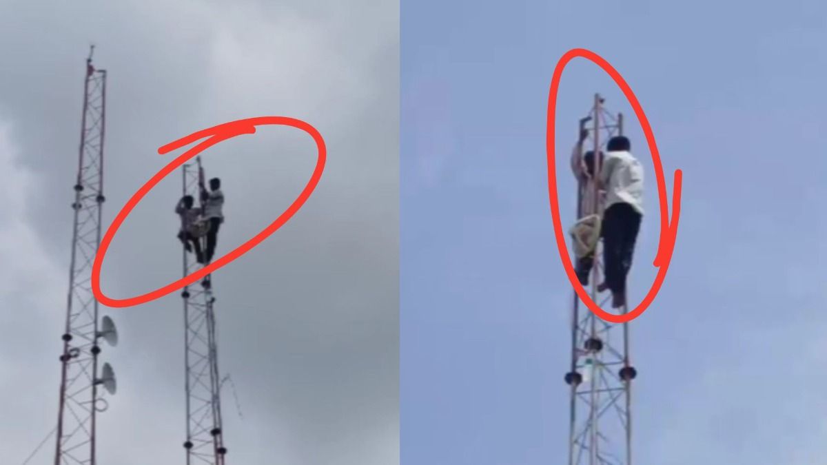 Man climbed Tower