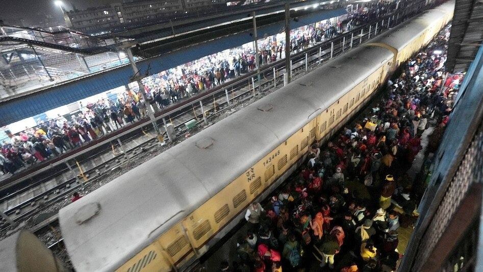 Train On Platform