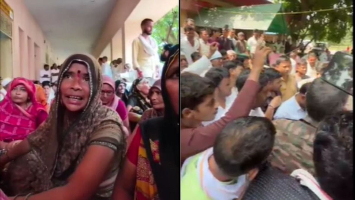Agra Waterlogging Protest