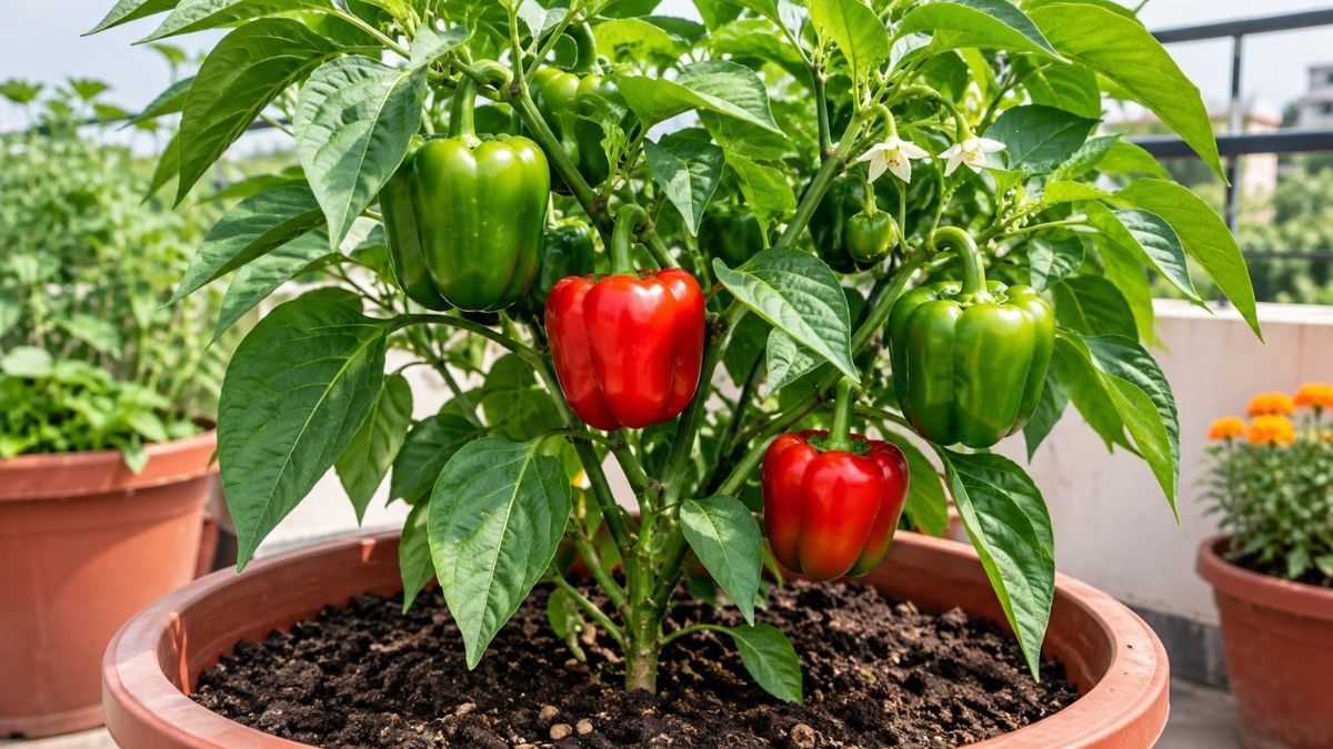 How To Grow Capsicum At Home (Photo/Chatgpt AI)