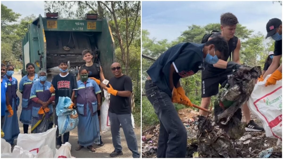 Bittu Tabahi leads 100 people in massive clean-up of Bengaluru Turahalli Forest 