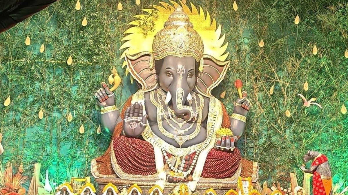 Eco-Friendly Ganesh Pandal