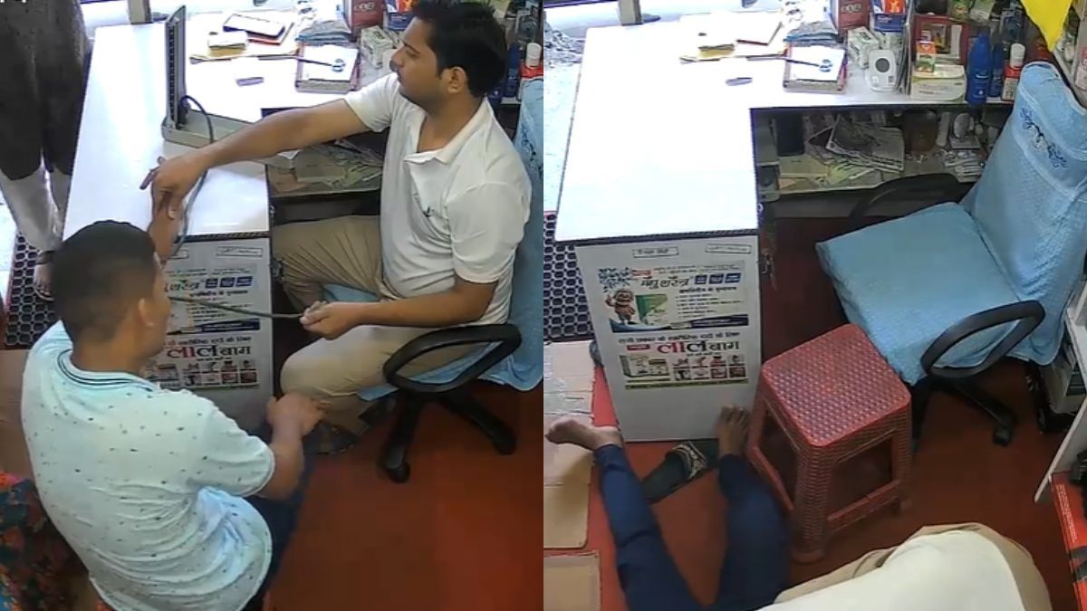 दुकान में अचानक गिर गया युवक, दुकानदार ने CPR देकर बचाई जान