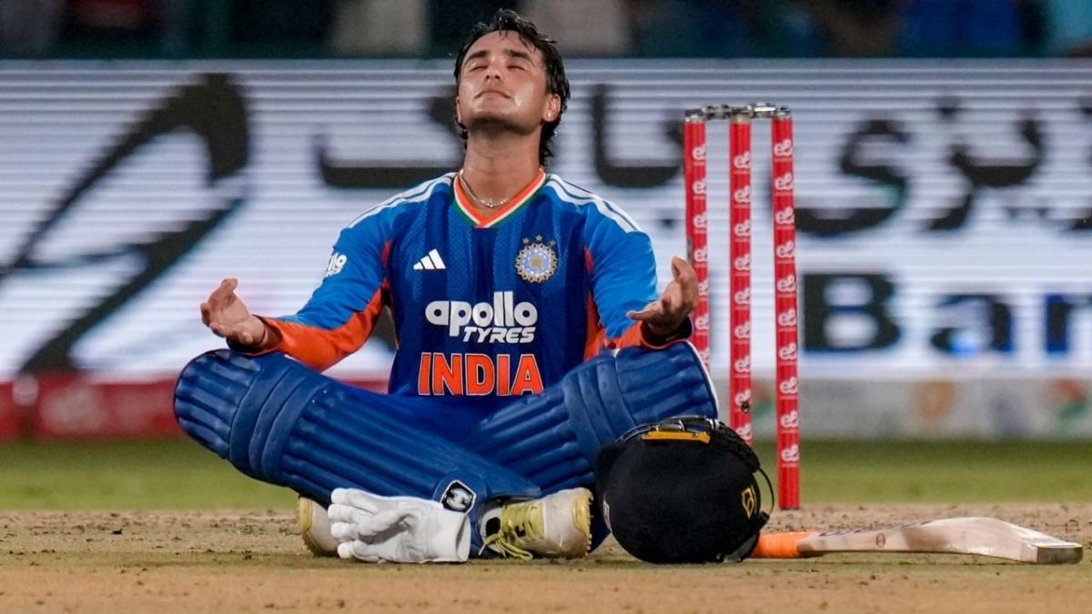 Abhishek Sharma Unique Celebration (Photo: PTI)