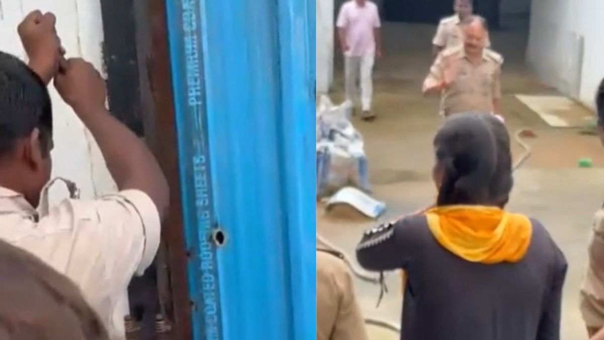 पुलिस ने ताला तोड़ बचाया लड़की को