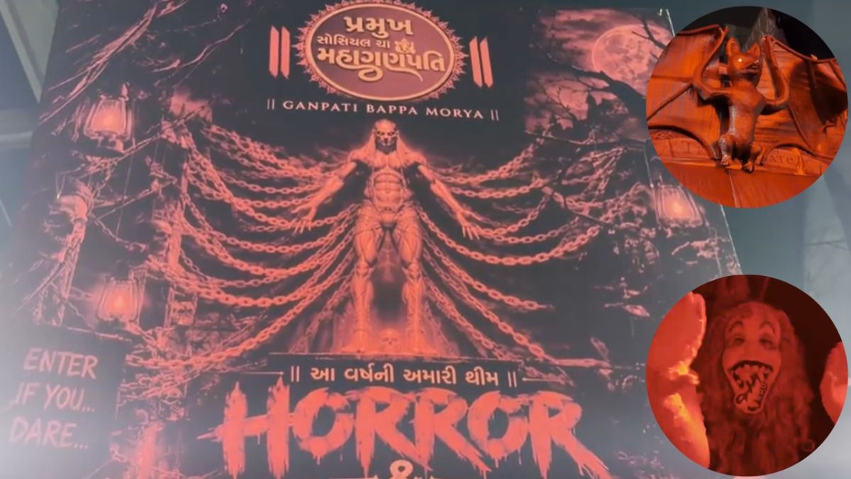 Horror Theme Ganesh Pandal