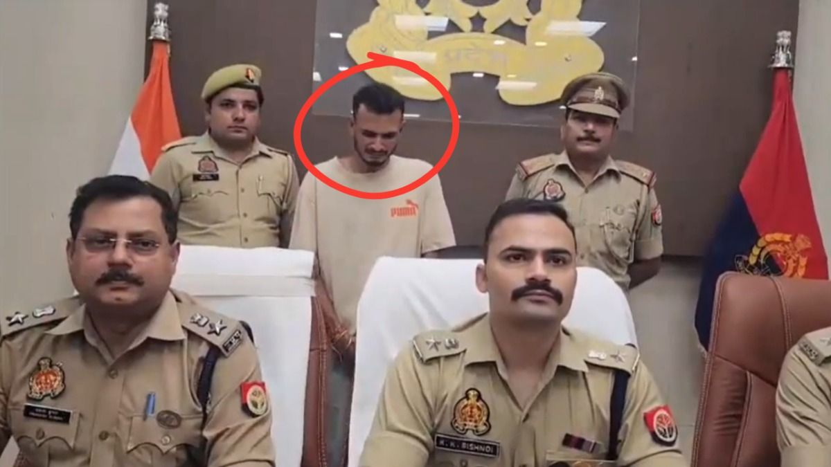 पुलिस की गिरफ्त में आरोपी