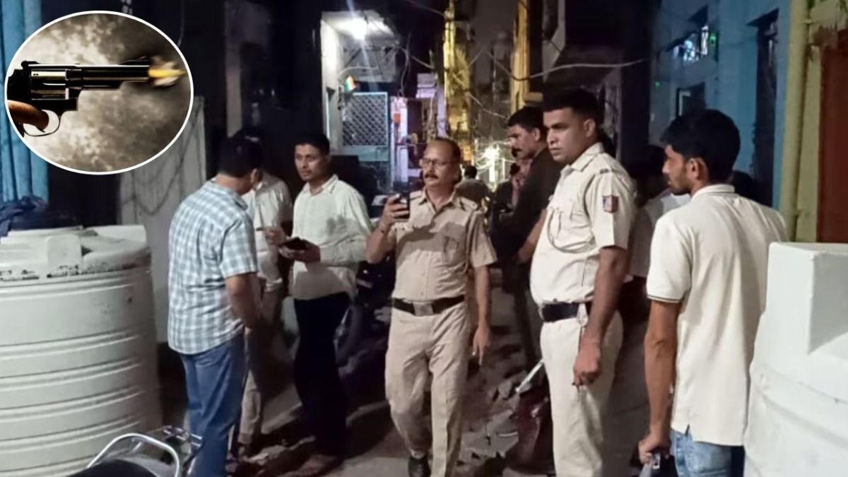 Police present at the scene