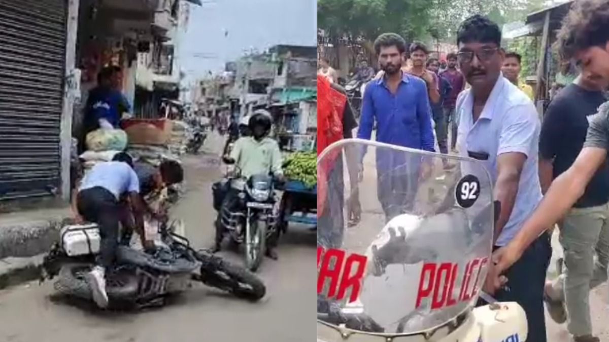 नशे में धुत पुलिस कर्मी