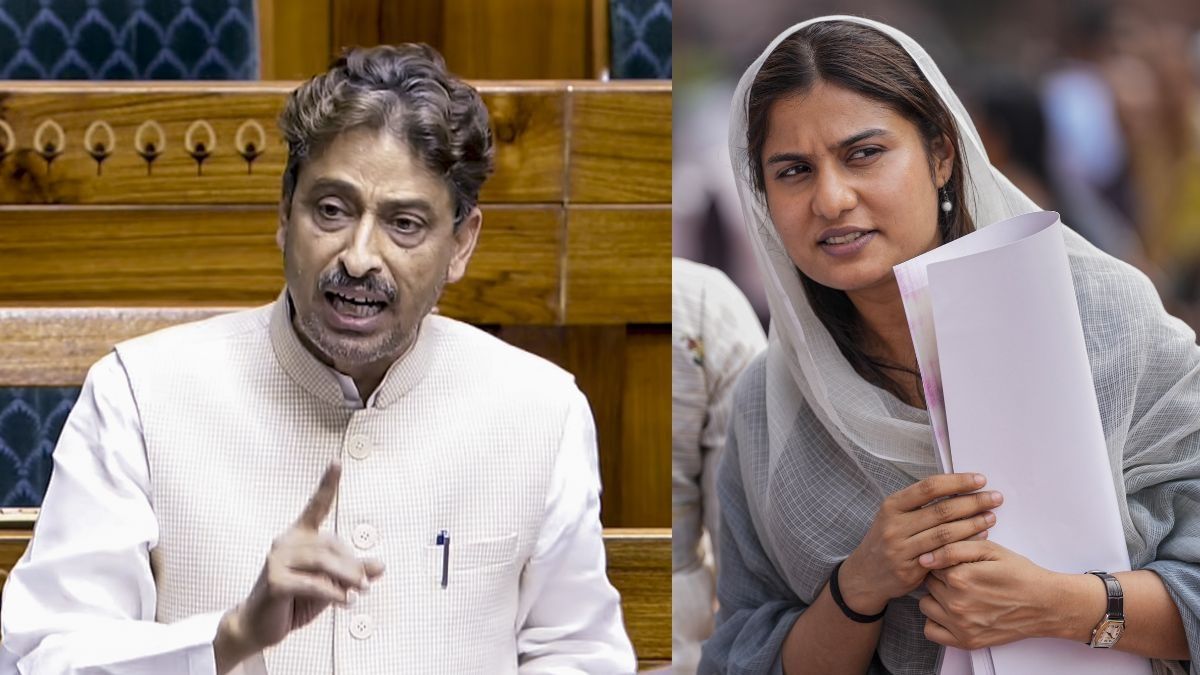 Imran masood and Iqra Hasan (Photo/PTI)