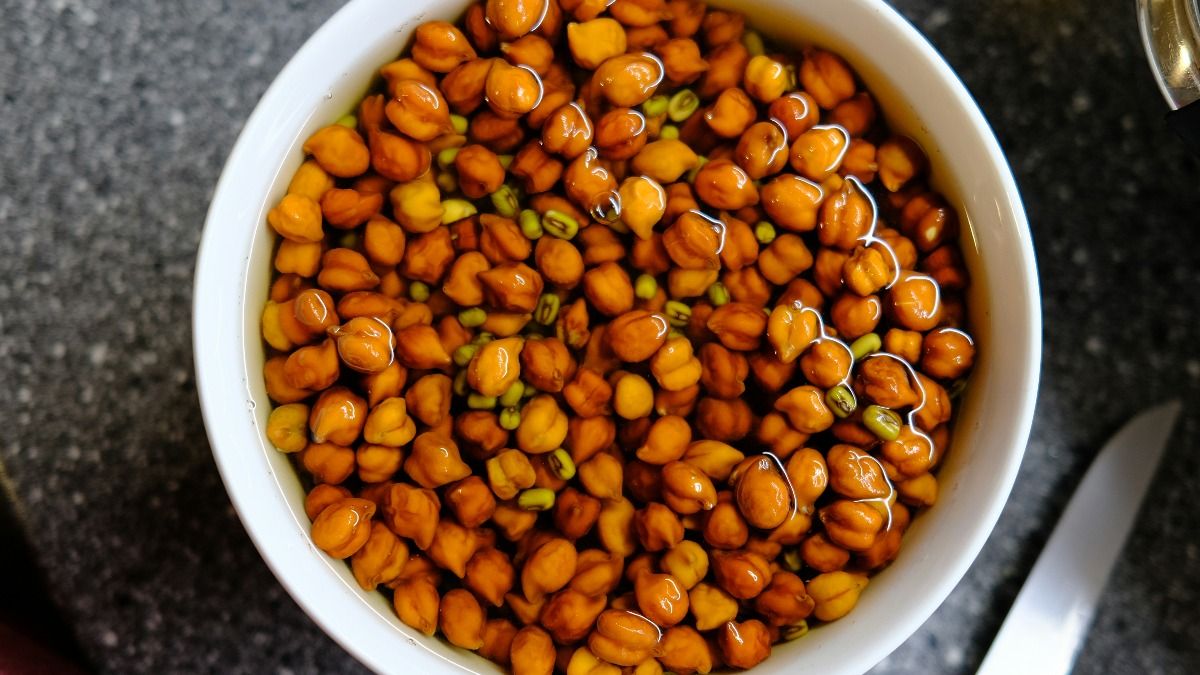 soaked black chana 