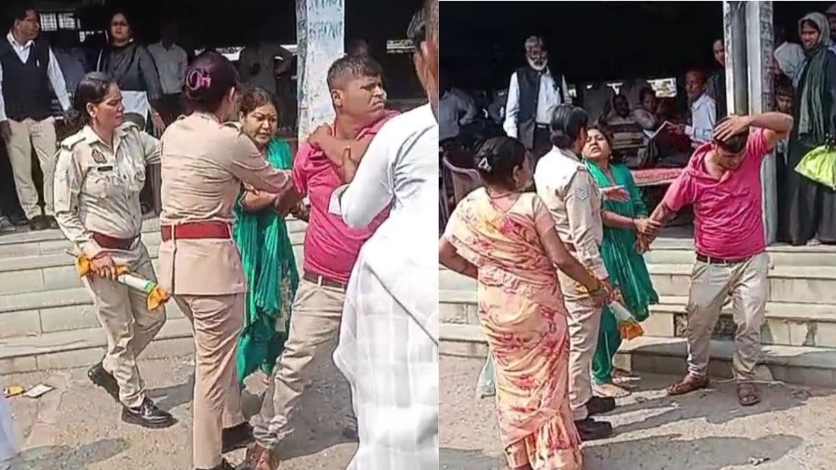 पति-पत्नी के बीच मारपीट